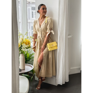 Robe longue Prague - Beige