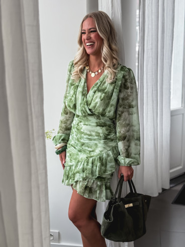 Robe courte Lorelei - Vert