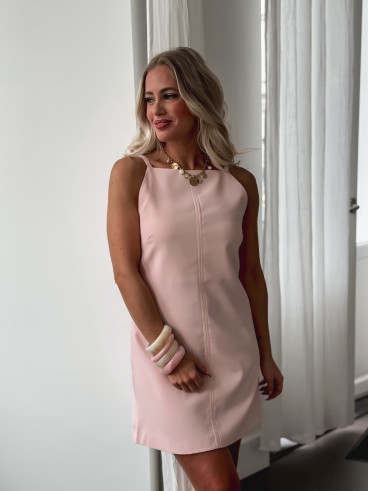 Robe courte Mia - Rose