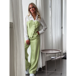 Chemise Loula - Vert/Blanc