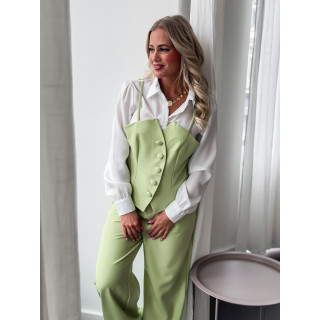 Chemise Loula - Vert/Blanc