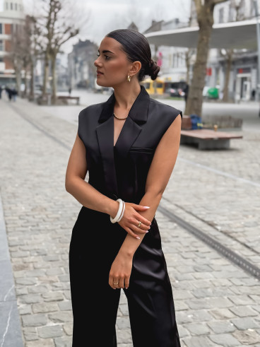 Blazer sans manches Ophélia - Noir