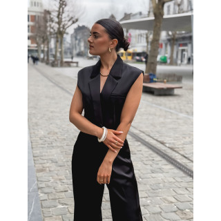 Blazer sans manches Ophélia - Noir