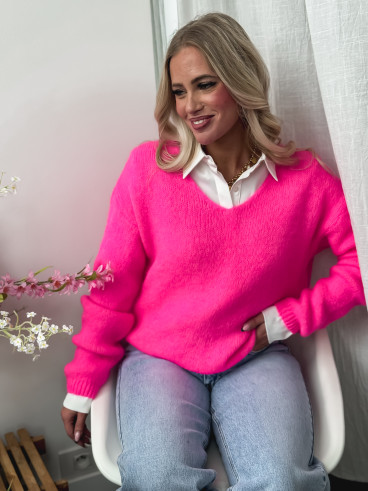 Pull Albi - Rose Fluo