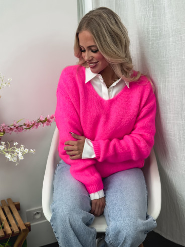 Pull Albi - Rose Fluo