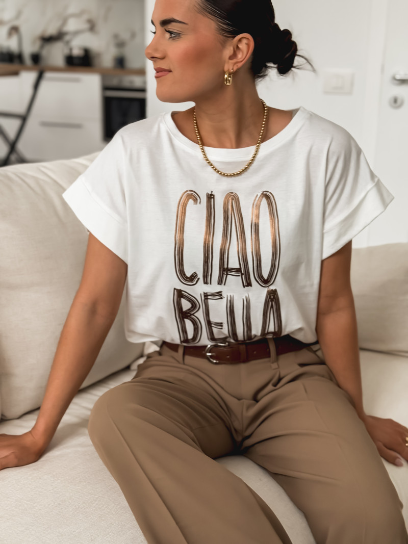 T-shirt Bella - Blanc