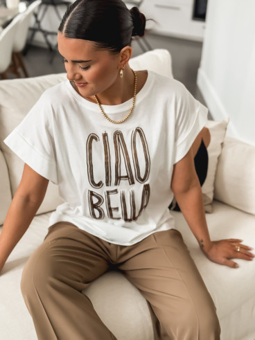 T-shirt Bella - Blanc