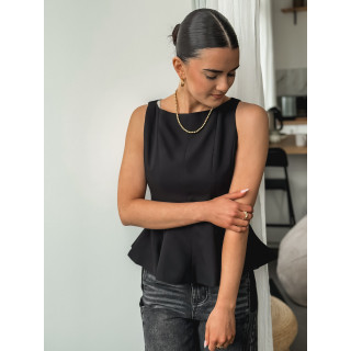 Blouse India - Noir