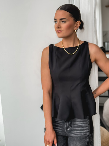 Blouse India - Noir