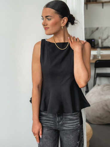 Blouse India - Noir