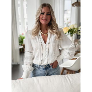 Blouse Lizie - Blanc