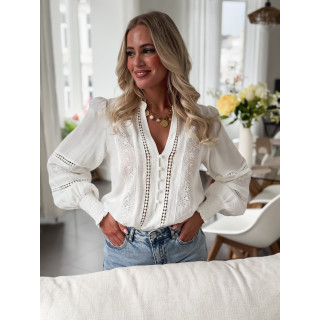 Blouse Lizie - Blanc