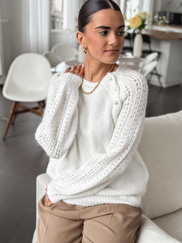 Pull Rosalie - Blanc