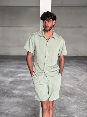 Chemise Simon - Vert sauge