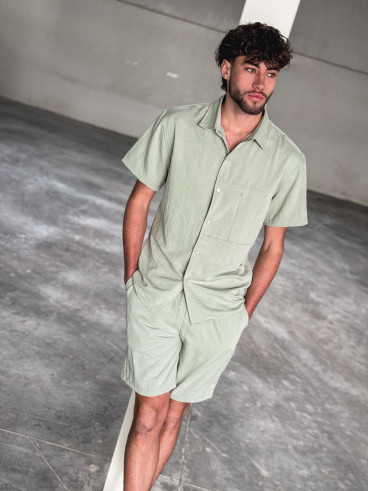 Chemise Simon - Vert sauge