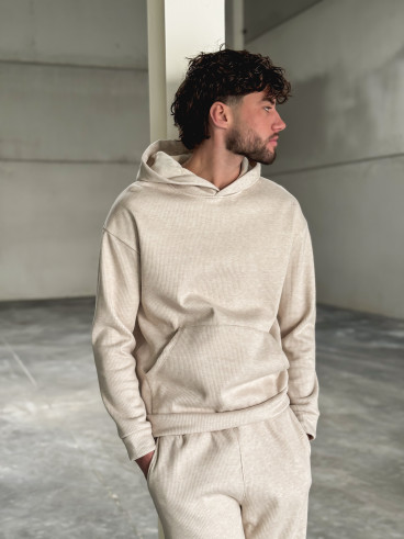 Pull côtelé Yohan - Beige