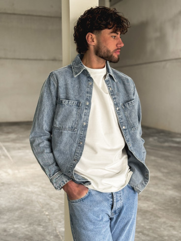 Chemise en jeans Yanick - Bleu clair