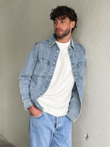 Chemise en jeans Yanick - Bleu clair