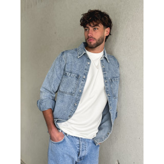 Chemise en jeans Yanick - Bleu clair