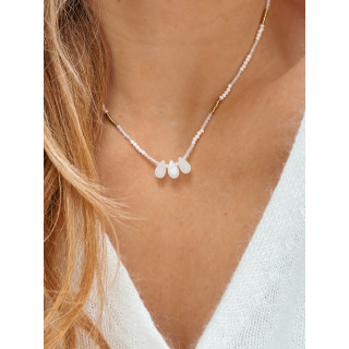 Collier Ruby - Blanc