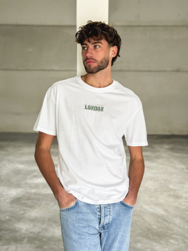 T-shirt London - Blanc