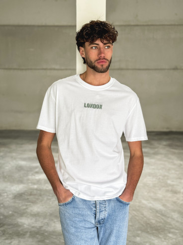 T-shirt London - Blanc