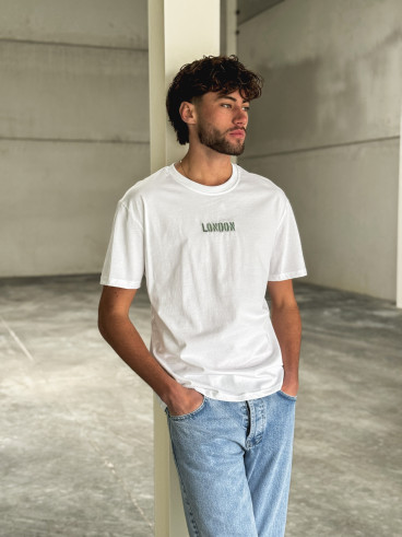 T-shirt London - Blanc