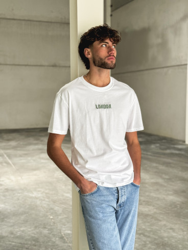 T-shirt London - Blanc