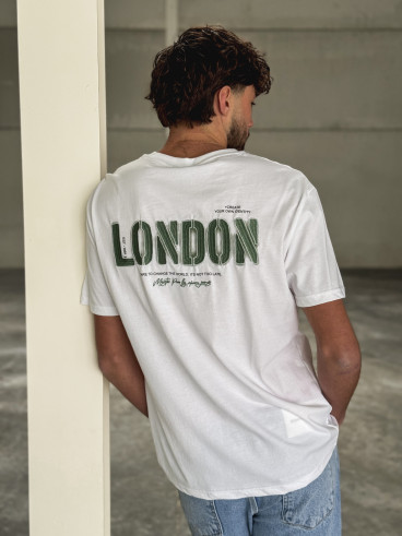 T-shirt London - Blanc