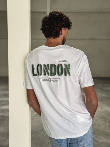 T-shirt London - Blanc