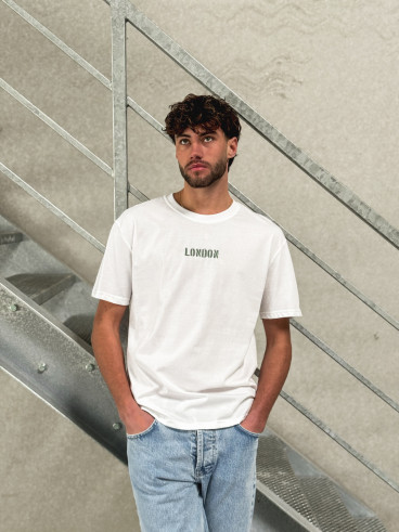 T-shirt London - Blanc