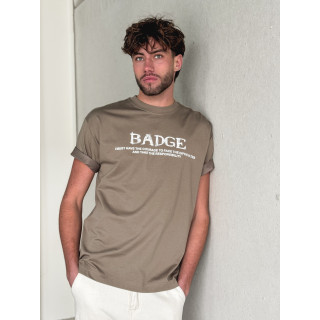 T-shirt "BADGE" - Kaki