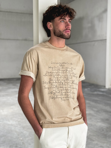 T-shirt Edmon - Beige