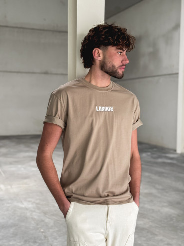 T-shirt London - Taupe