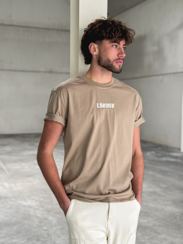 T-shirt London - Taupe