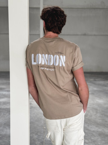 T-shirt London - Taupe