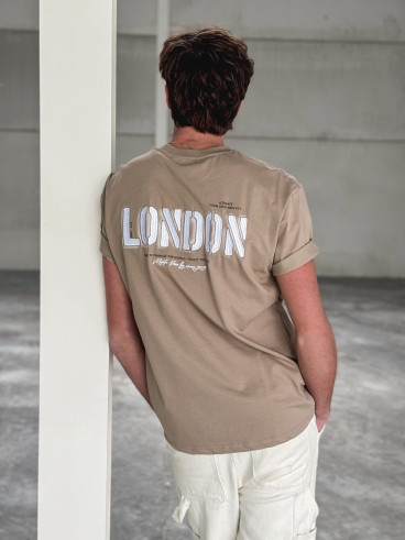 T-shirt London - Taupe