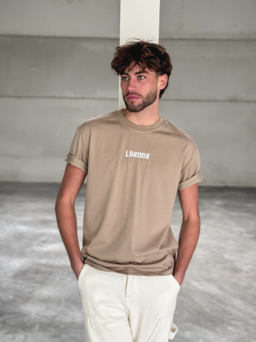 T-shirt London - Taupe