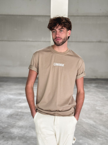 T-shirt London - Taupe