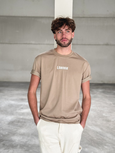 T-shirt London - Taupe