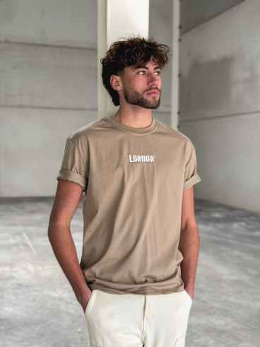 T-shirt London - Taupe