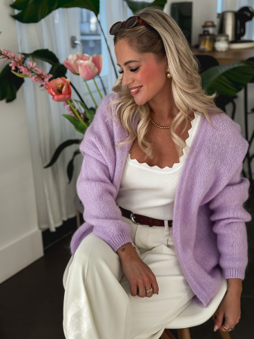 Gilet Dalia - Lilas