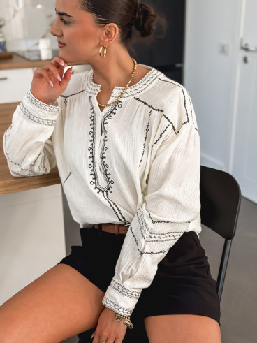 Blouse Azra - Crème