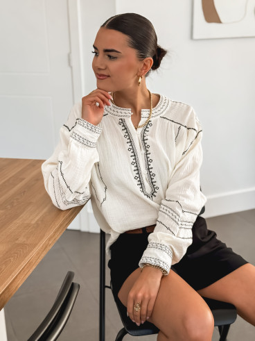 Blouse Azra - Crème