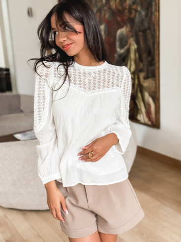 Blouse Emelyne - Blanc