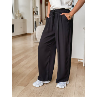 Pantalon fluide Aleyna - Noir