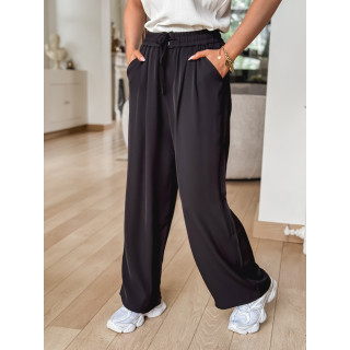 Pantalon fluide Aleyna - Noir