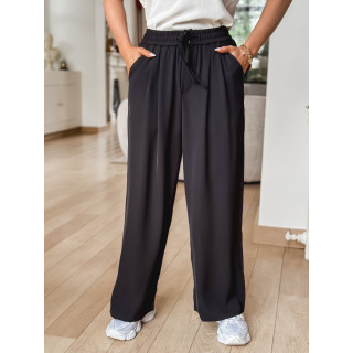 Pantalon fluide Aleyna - Noir