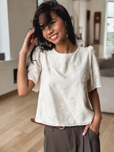 Blouse Catalina - Crème