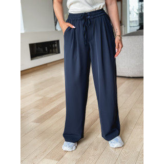 Pantalon fluide Emy - Bleu marine